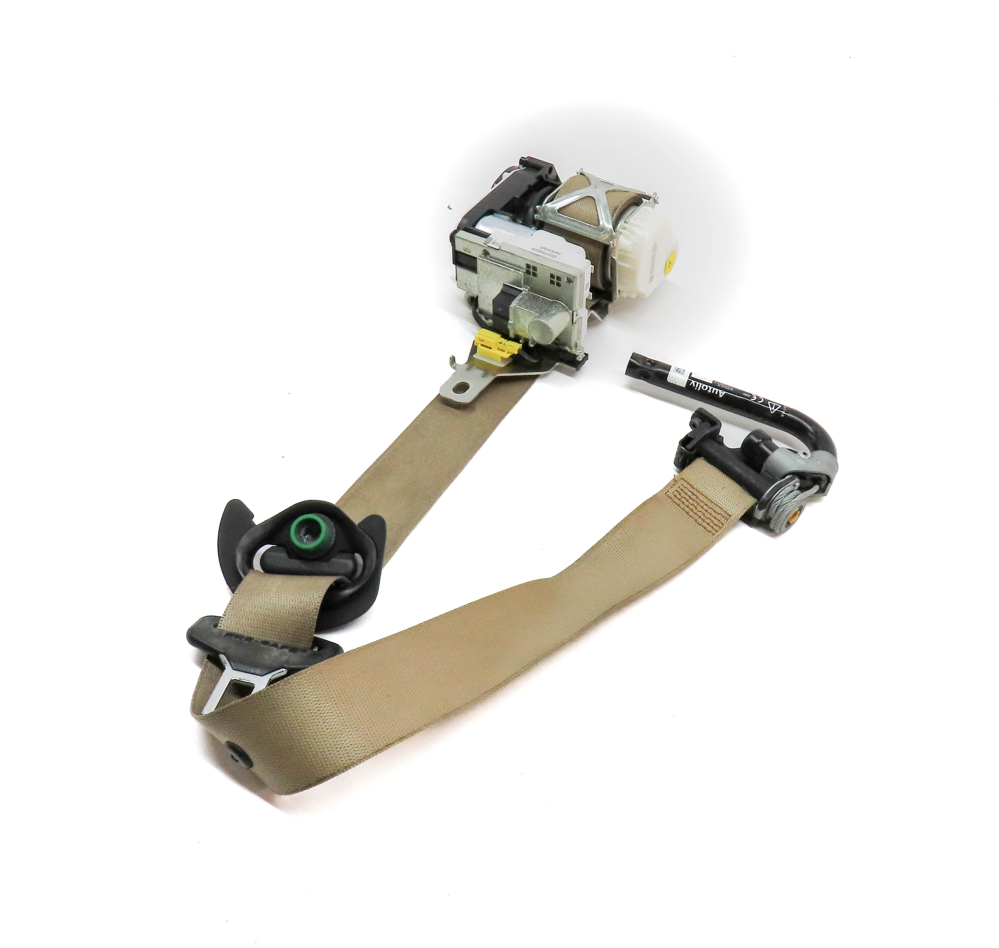 12-16 MERCEDES GL350 GL450 GL550 (X166) FRONT RIGHT SEATBELT RETRACTOR (Beige) — exact item pictured